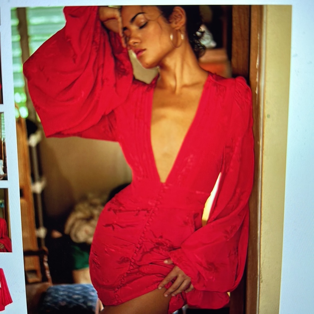 Red Rat & Boa Isabella dress
